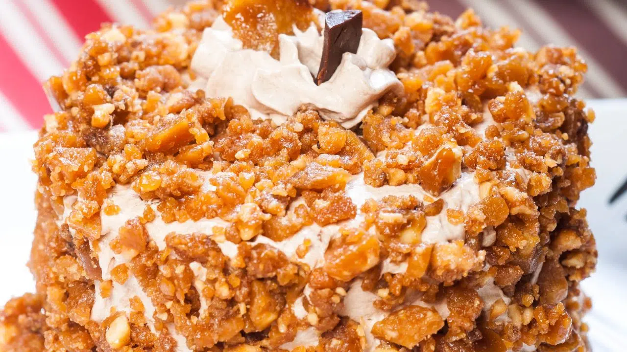 Receita de Bolo de nozes com doce de leite