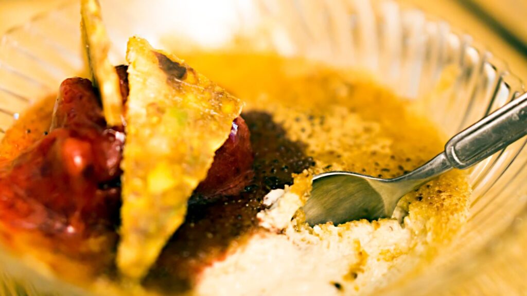 Crème Brûlée de doce de leite zero açúcar