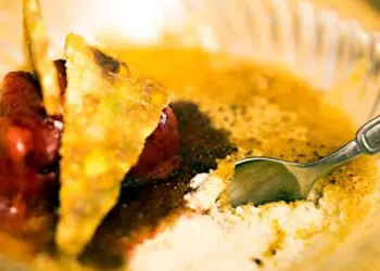 Receita de Crème Brûlée de doce de leite zero açúcar