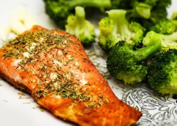 Receita de Salmão com Brócolis