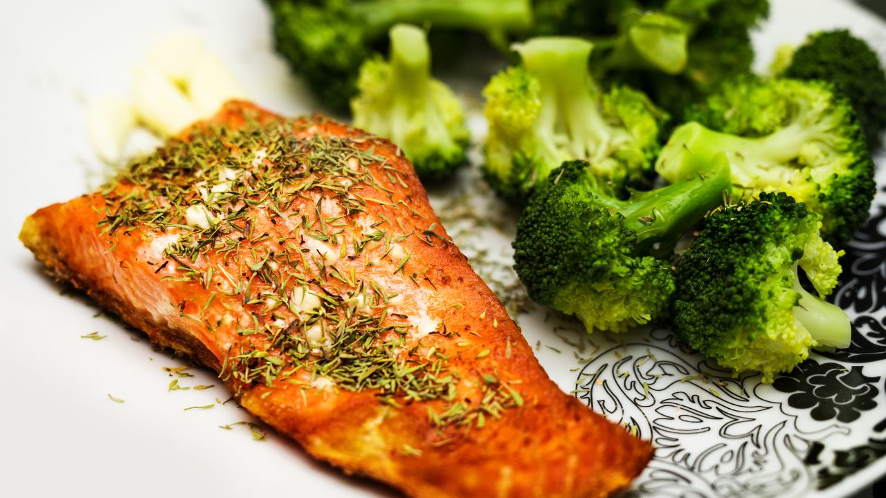 Receita de Salmão com Brócolis