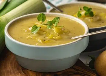 Receita de Sopa de Legumes com Alho-poró