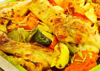 Frango com Abóbora e Alecrim