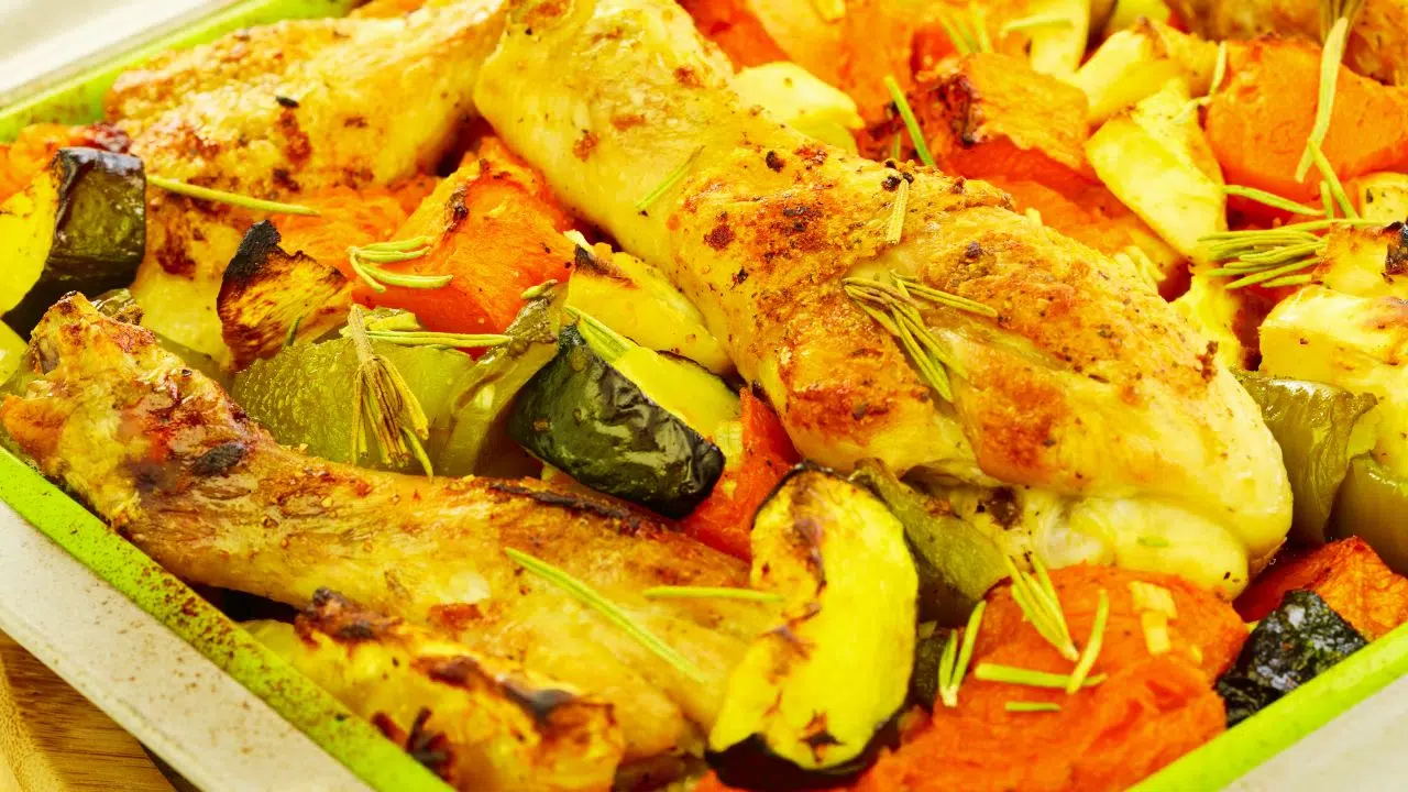 Frango com Abóbora e Alecrim
