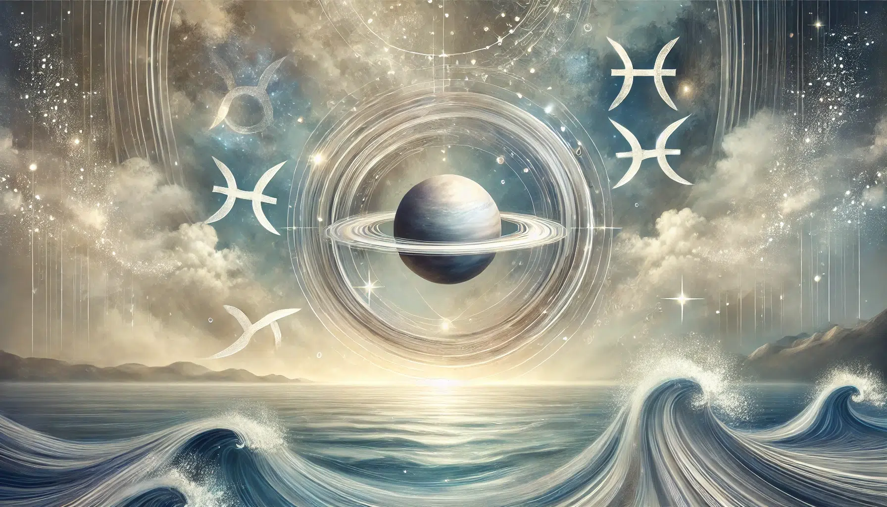 Saturno em Peixes 2025: impactos, cura emocional e espiritualidade