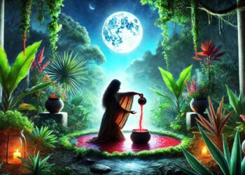 Plante sua lua: a conexão sagrada com a terra através do sangue menstrual