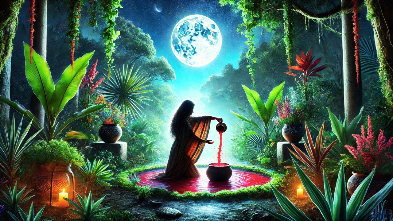 Plante sua lua: a conexão sagrada com a terra através do sangue menstrual