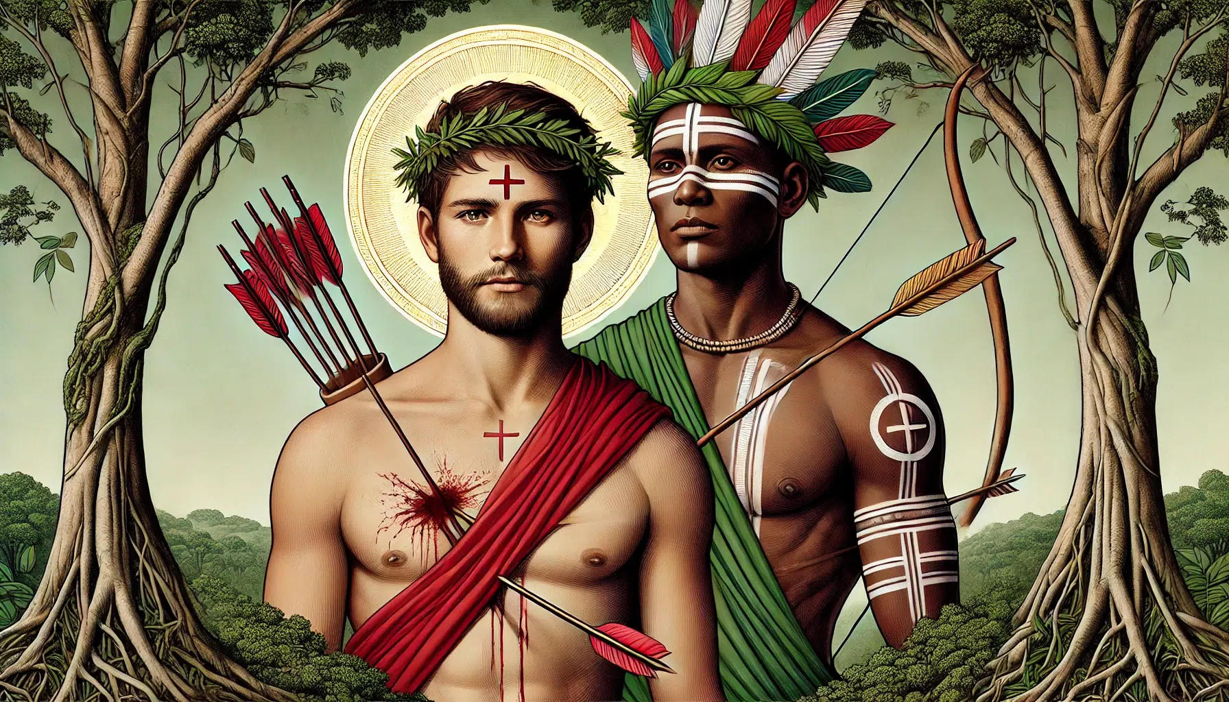 São Sebastião e Oxóssi: o sincretismo que une fé, resistência e cultura afro-brasileira