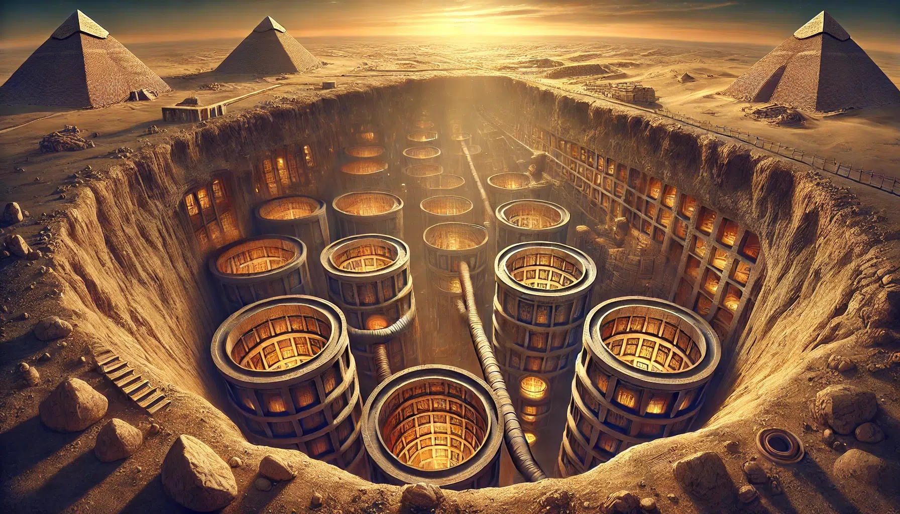 Cidade subterrânea sob as pirâmides do Egito? Descoberta polêmica intriga arqueólogos