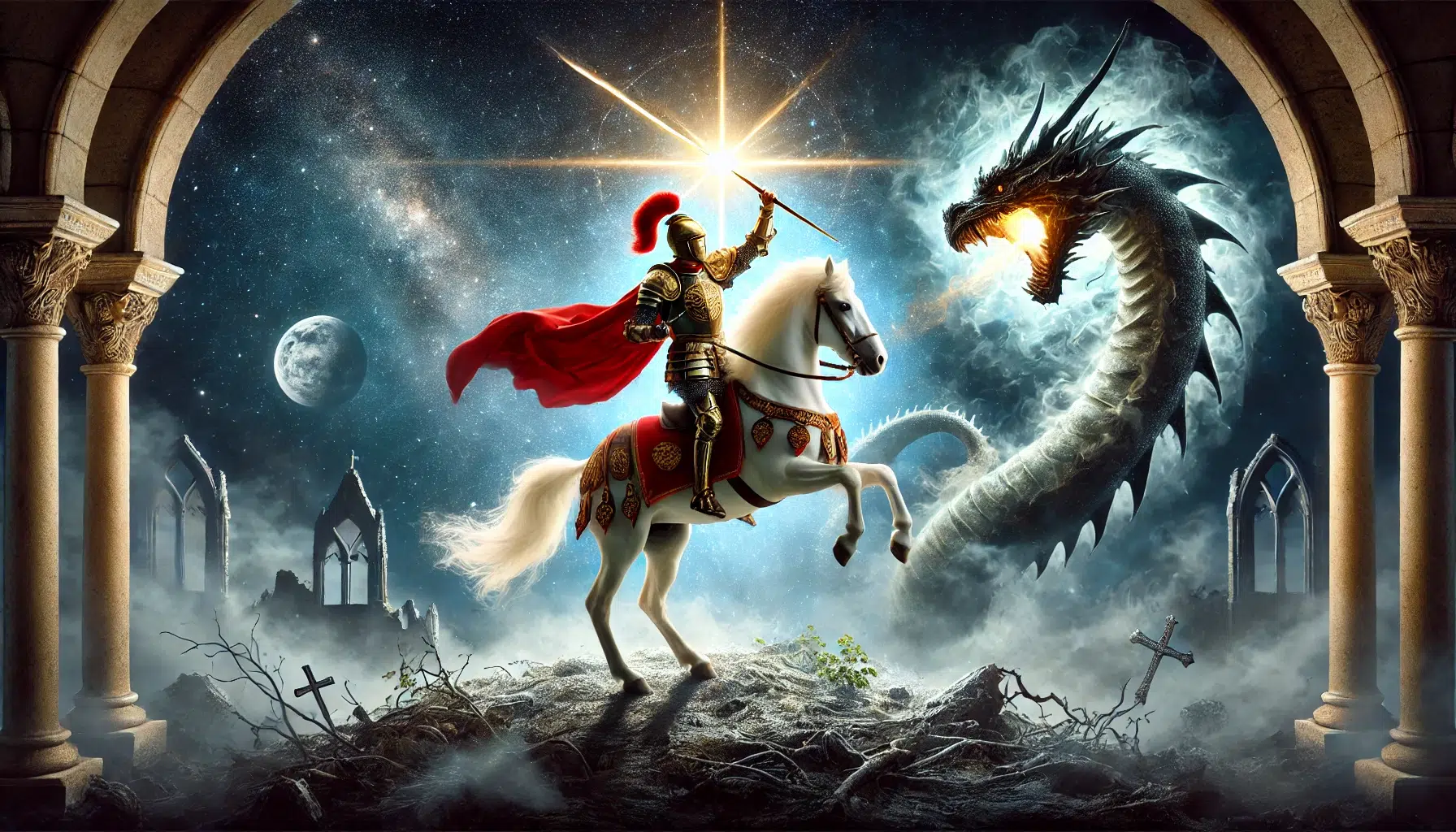 A Lenda do Dragão: simbologia esotérica da vitória de São Jorge