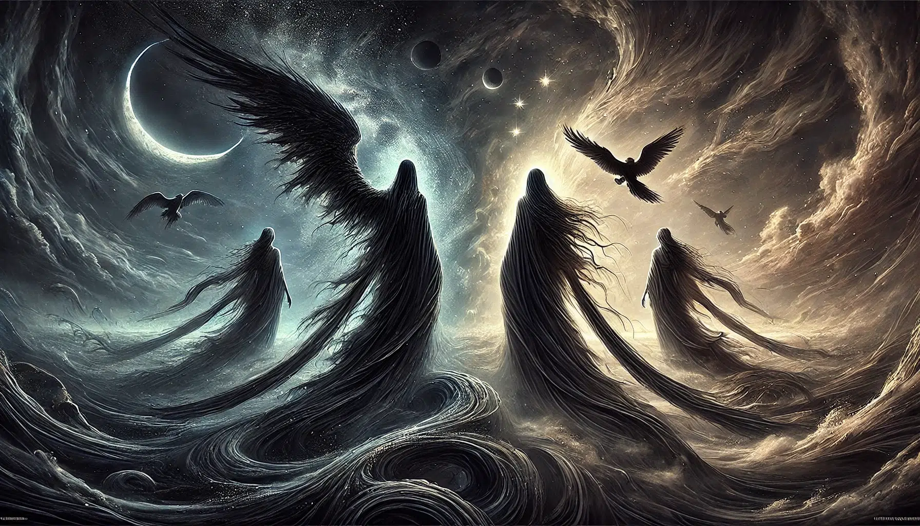 Tártaro, Érebo, Nix e Hemera: forças primordiais da mitologia grega