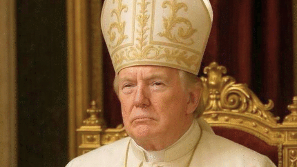 Trump vestido de Papa: quando a provocação vira desrespeito institucional e espiritual