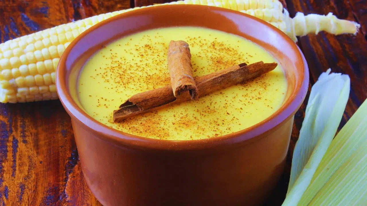 Curau de milho-verde