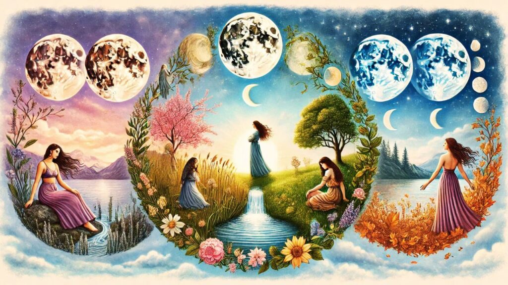 Menstruar em cada fase da lua: o que isso revela sobre seu corpo e sua energia