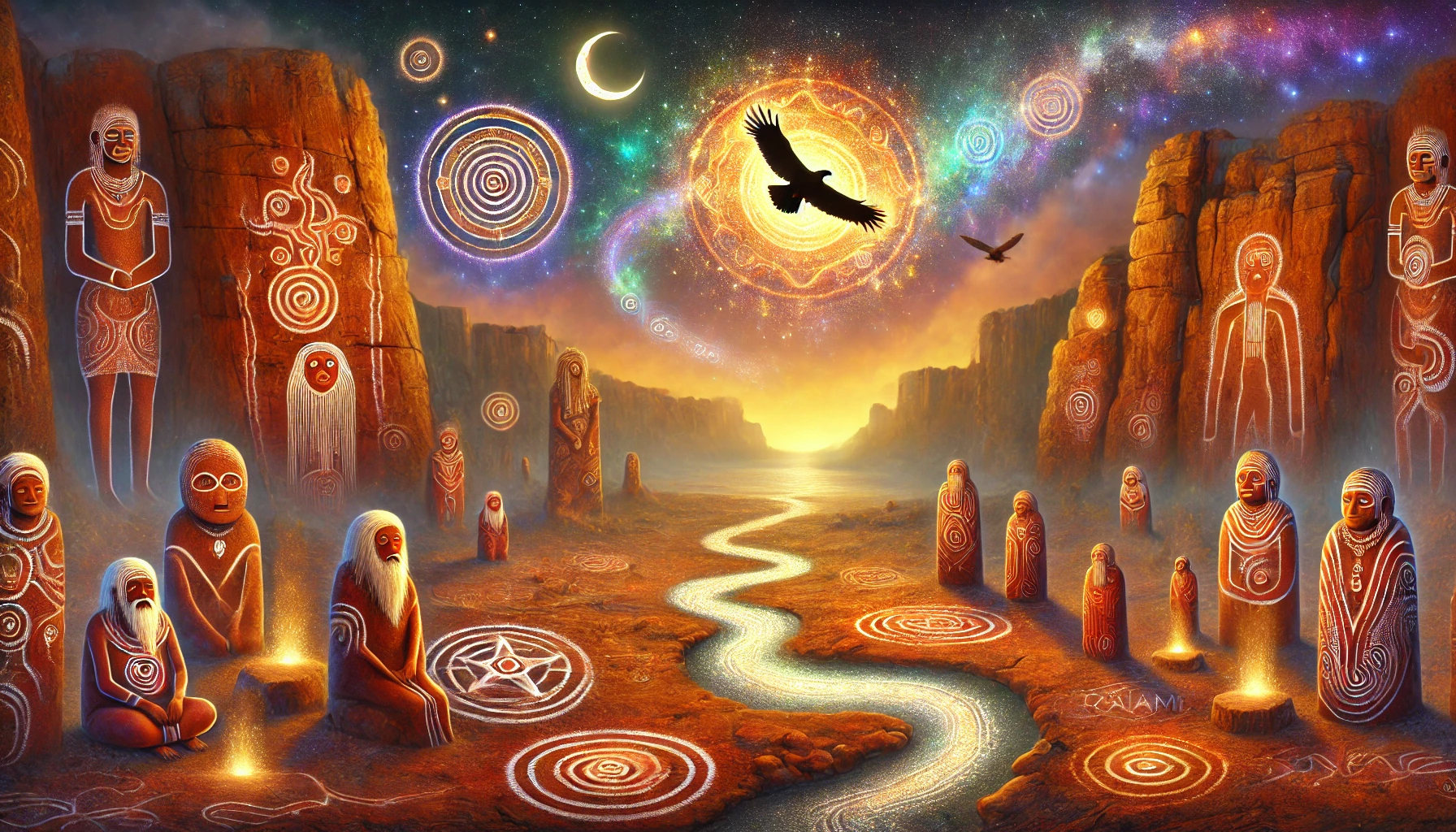 Os deuses e a espiritualidade dos povos aborígenes: um dossiê sagrado do tempo do sonho