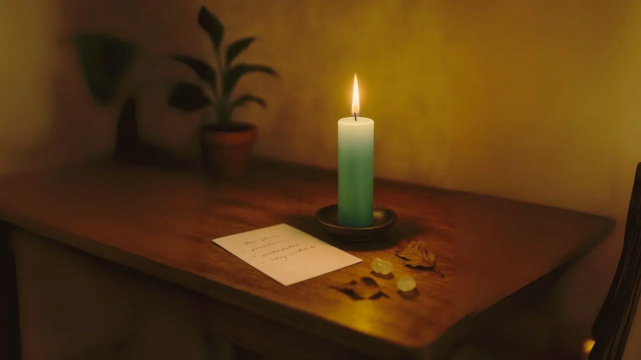 Simpatia da vela azul para clareza mental e novos começos