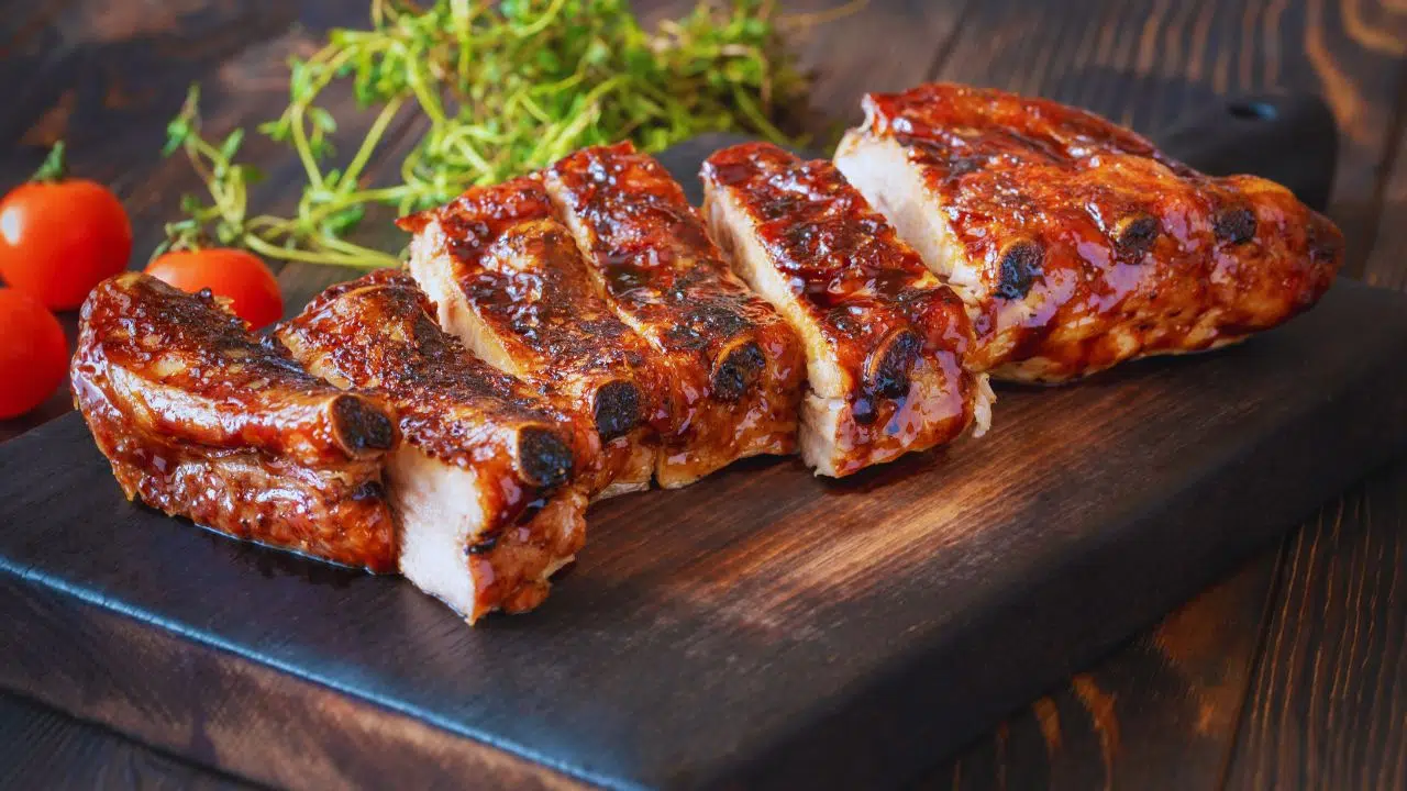Costelinha de porco no forno