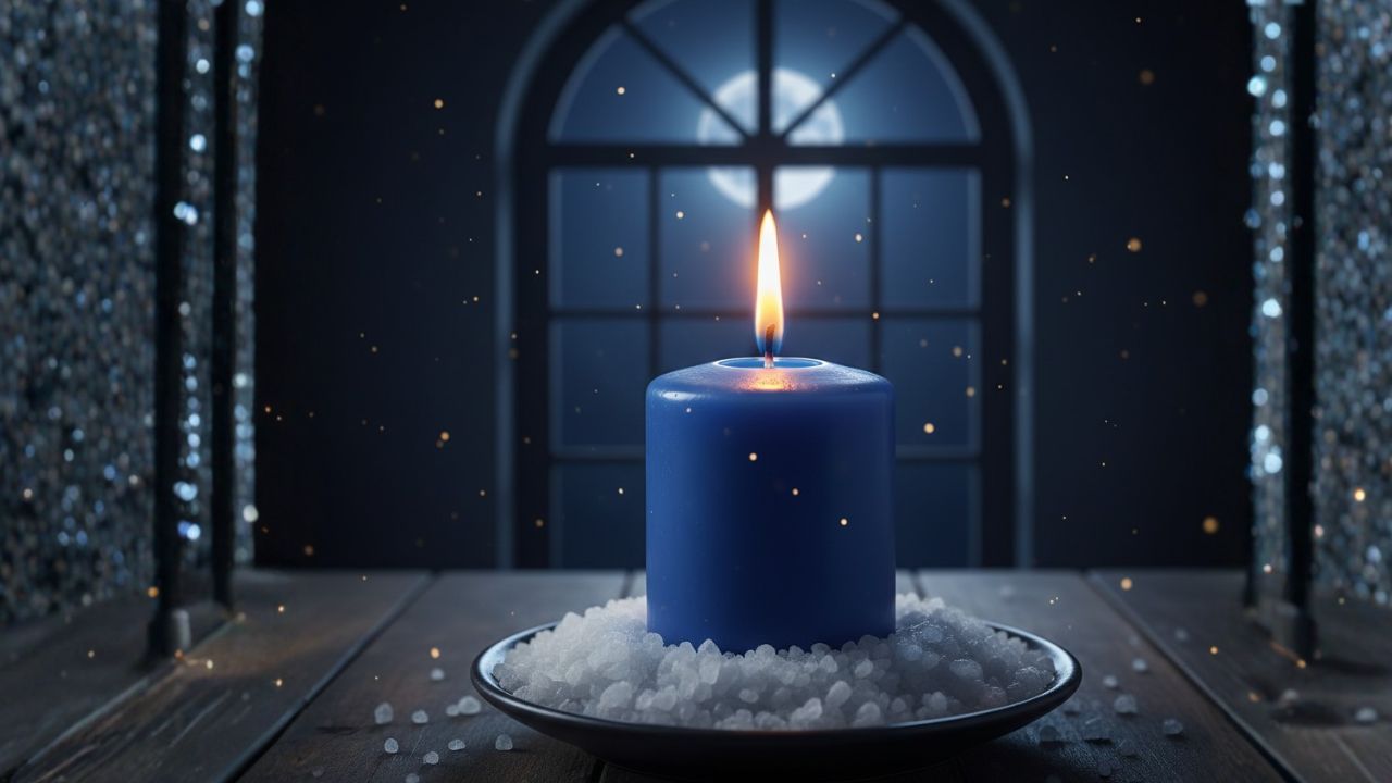 Simpatia da vela azul para cortar bloqueios emocionais e abrir clareza mental