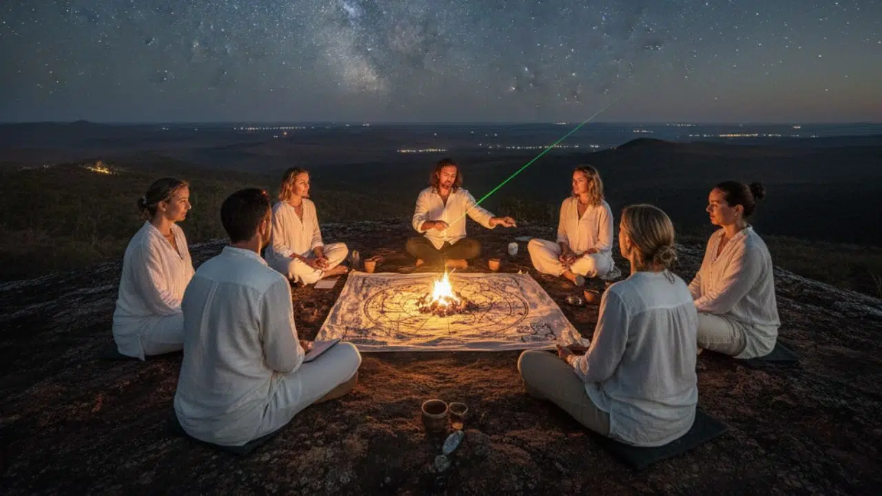 Retiros astrológicos e espirituais: transformando a observação do céu em jornada interior