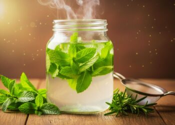 Banho de hortelã e alecrim para revitalizar e elevar a vibração