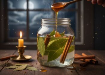 Banho da meia-noite com canela e louro para magnetização de prosperidade