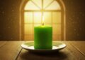 Simpatia da vela verde para renovar a saúde física e emocional