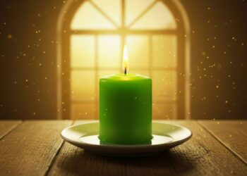 Simpatia da vela verde para renovar a saúde física e emocional