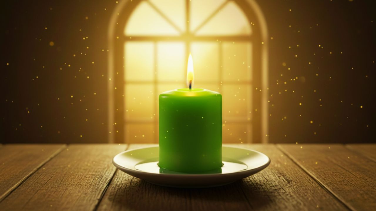 Simpatia da vela verde para renovar a saúde física e emocional
