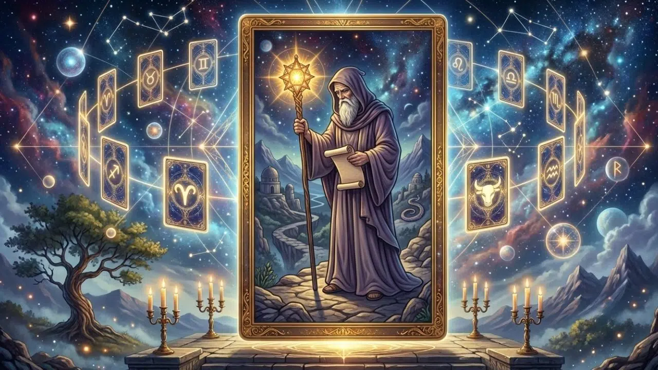 Carta de Tarot para agosto de 2026: O Eremita